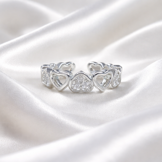 Heart Link Ring
