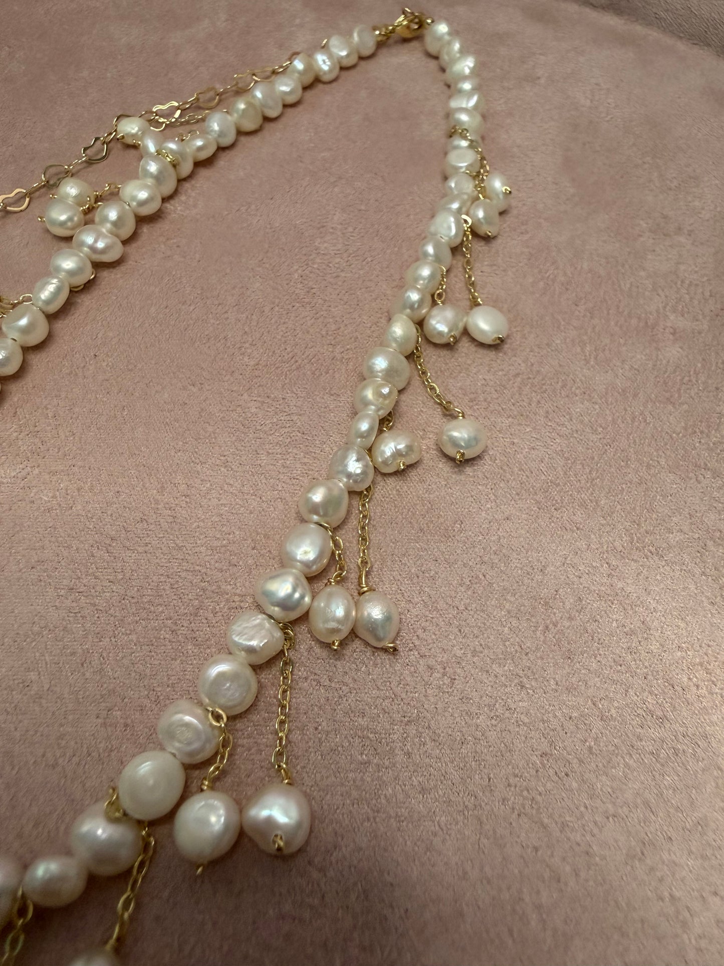 Seraphina Pearl Drop Necklace