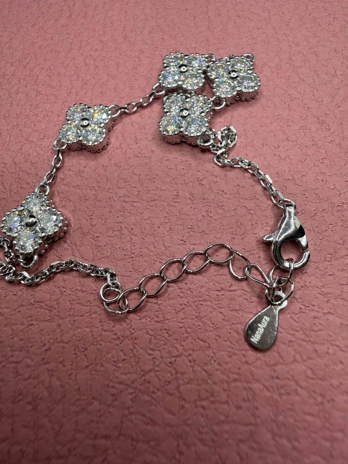 Clover Moissanite Bracelet