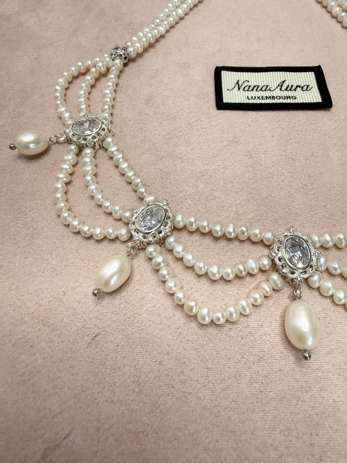 Elowen Lace Bridal Necklace