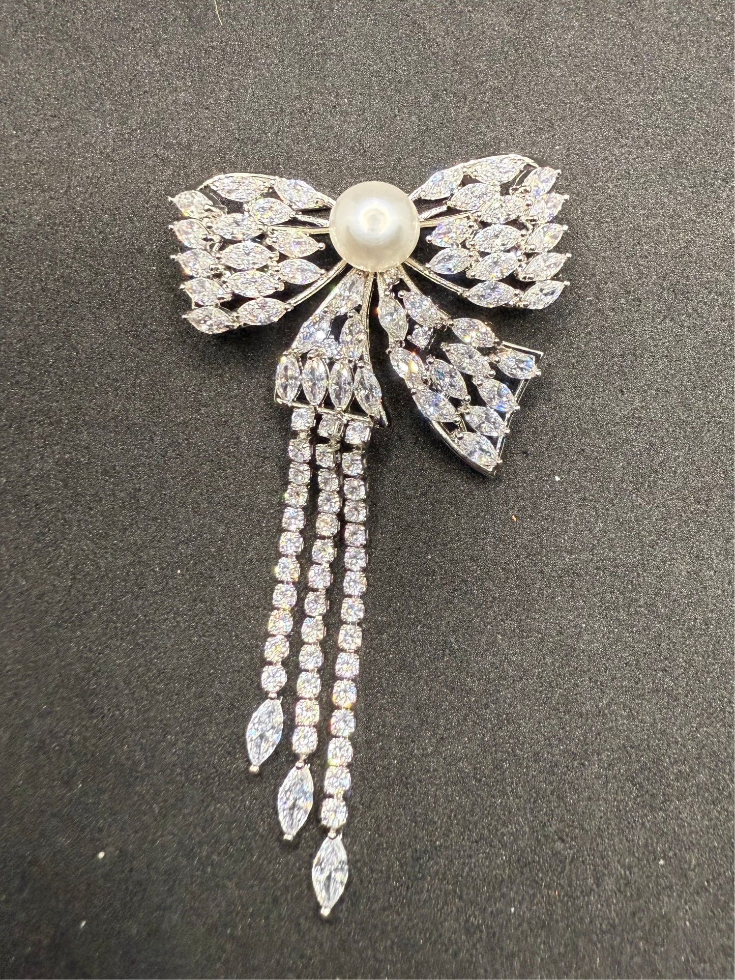 Ethereal Grace Bow Brooch