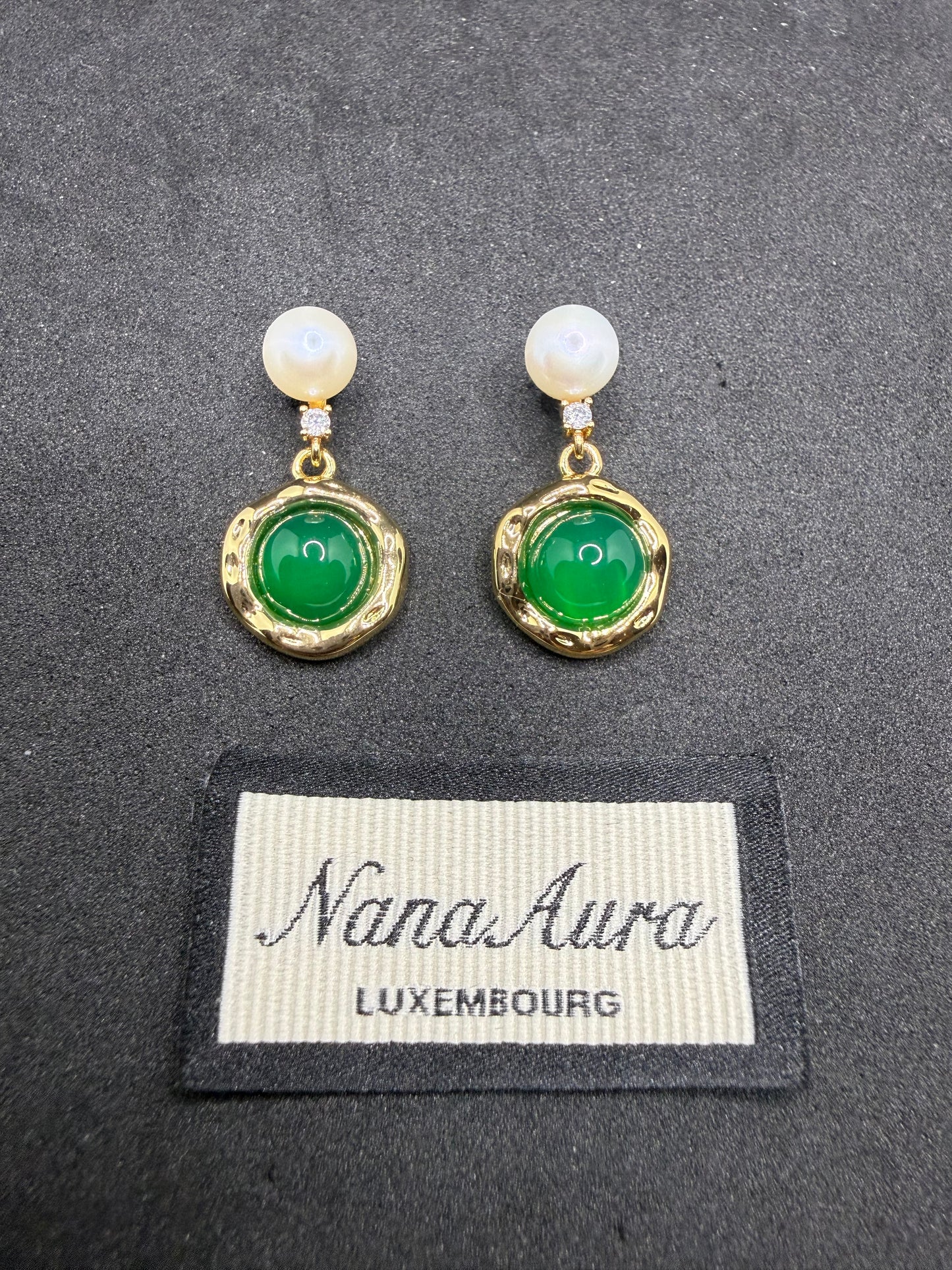 Halo Agate Earrings