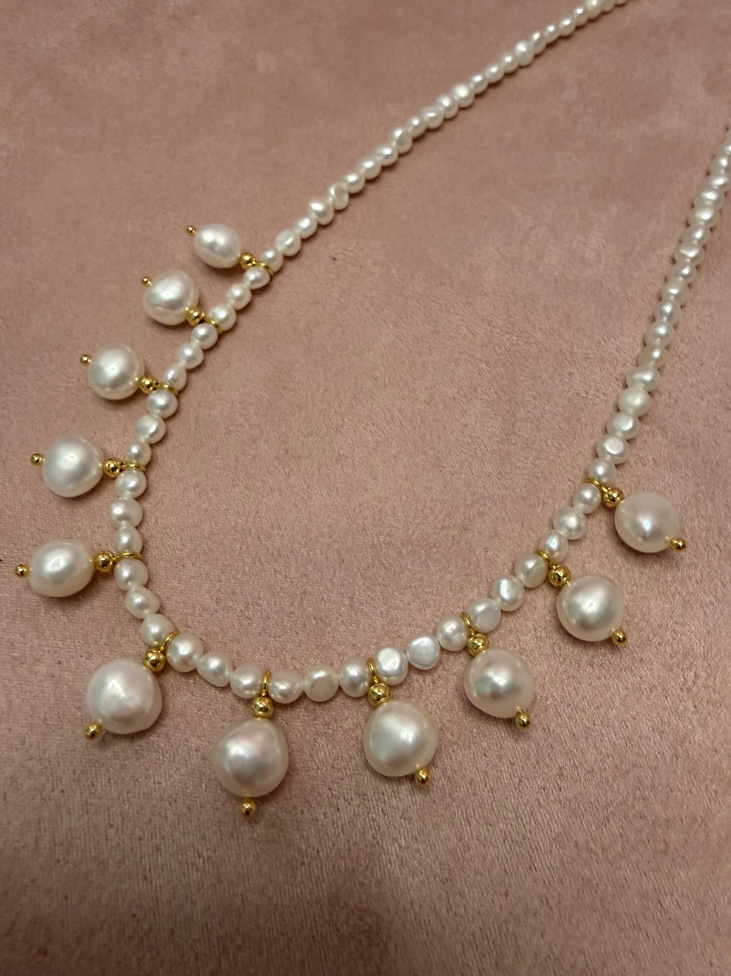 Celeste Cascade Drop Necklace