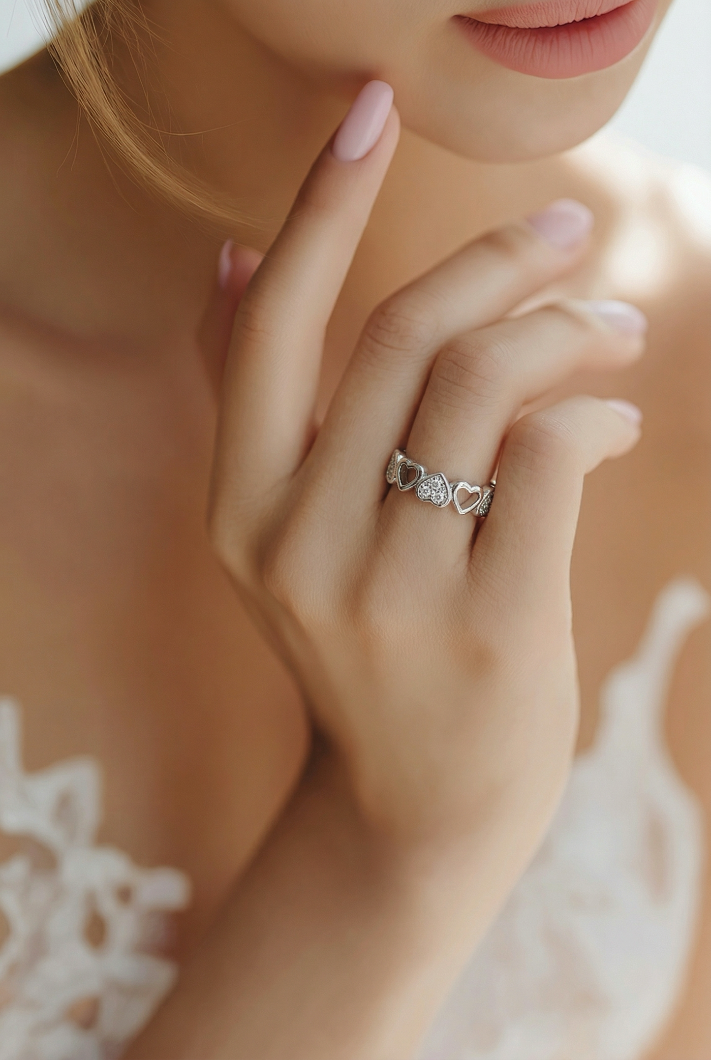 Heart Link Ring