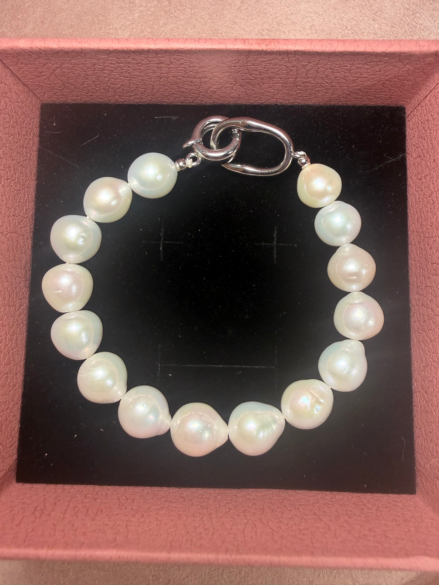 Bracelet perles baroques Orbit Link