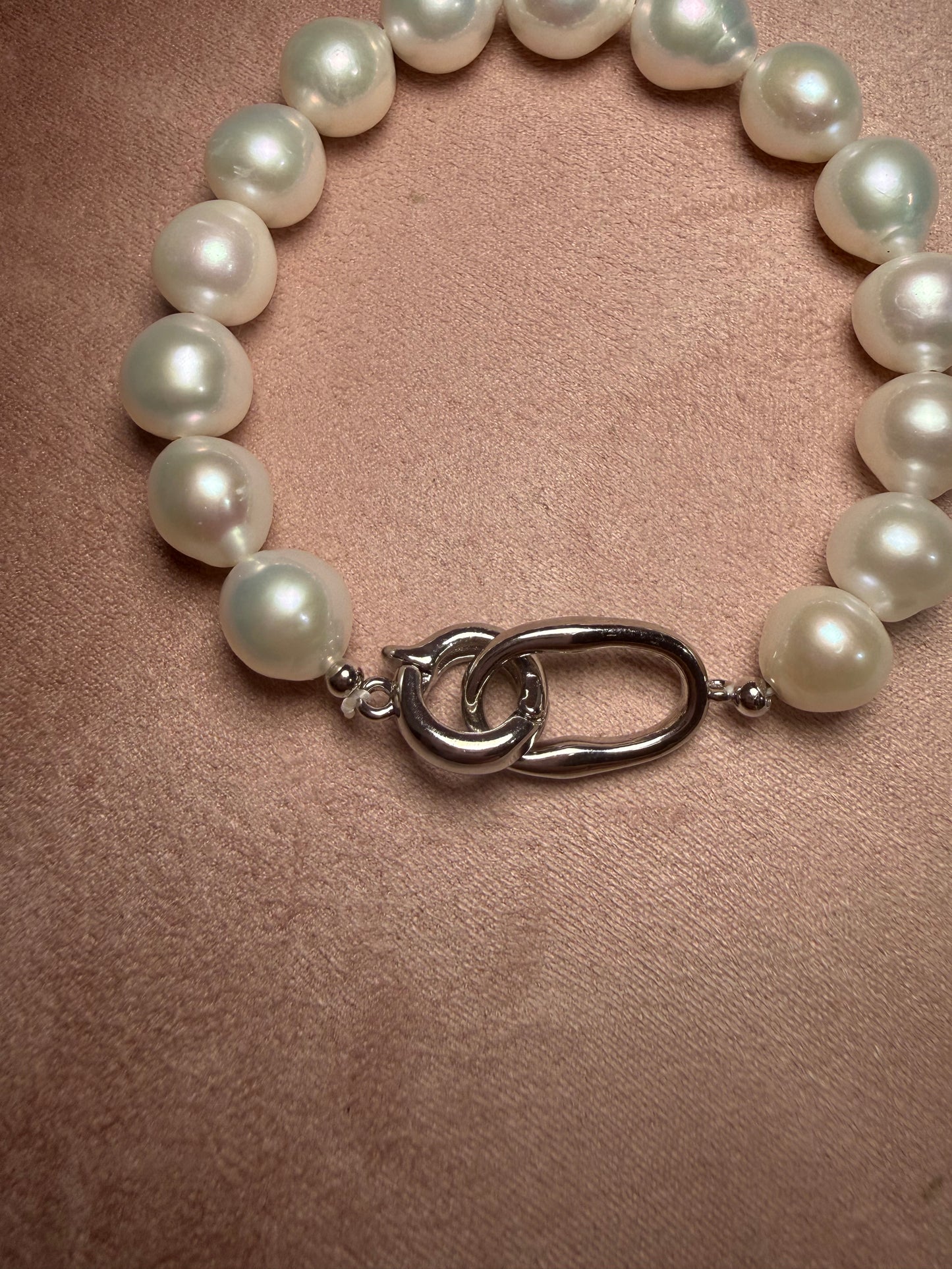 Bracelet perles baroques Orbit Link