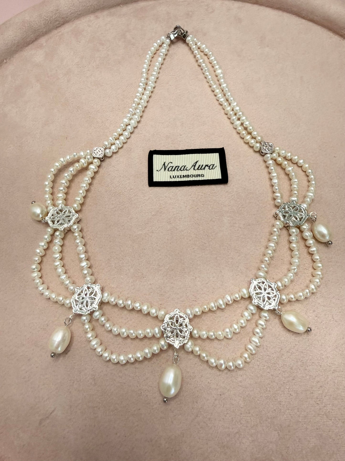 Elowen Lace Bridal Necklace