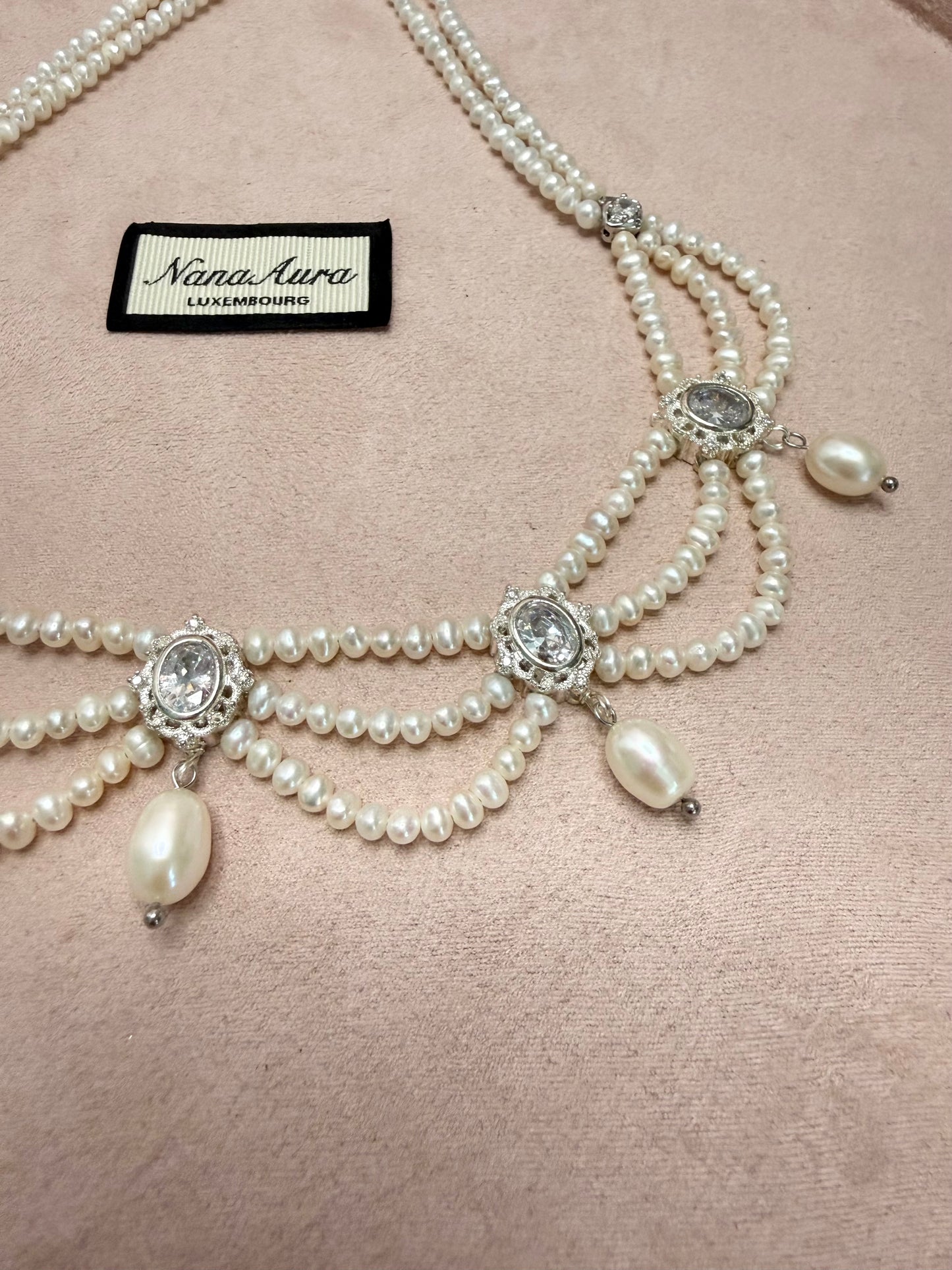 Elowen Lace Bridal Necklace