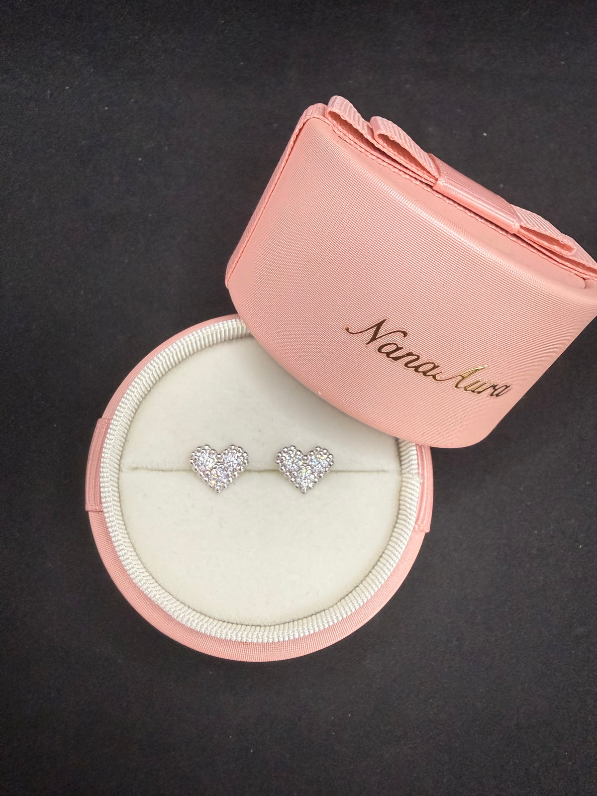 Mila Heart Studs