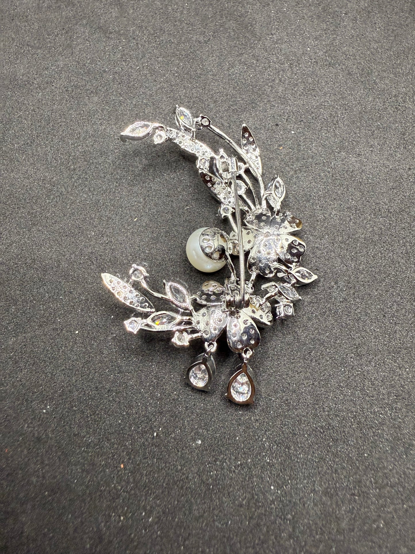 Moonlit Blossom Brooch