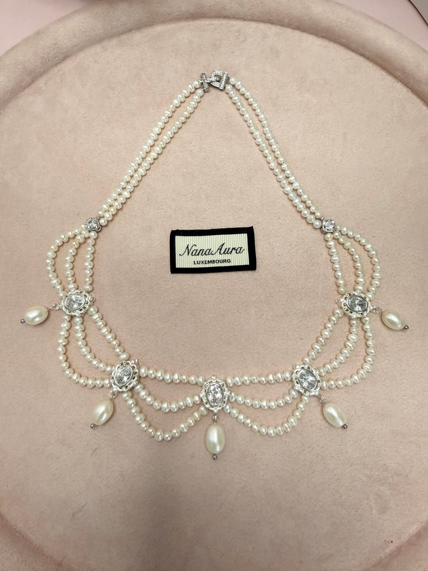 Elowen Lace Bridal Necklace