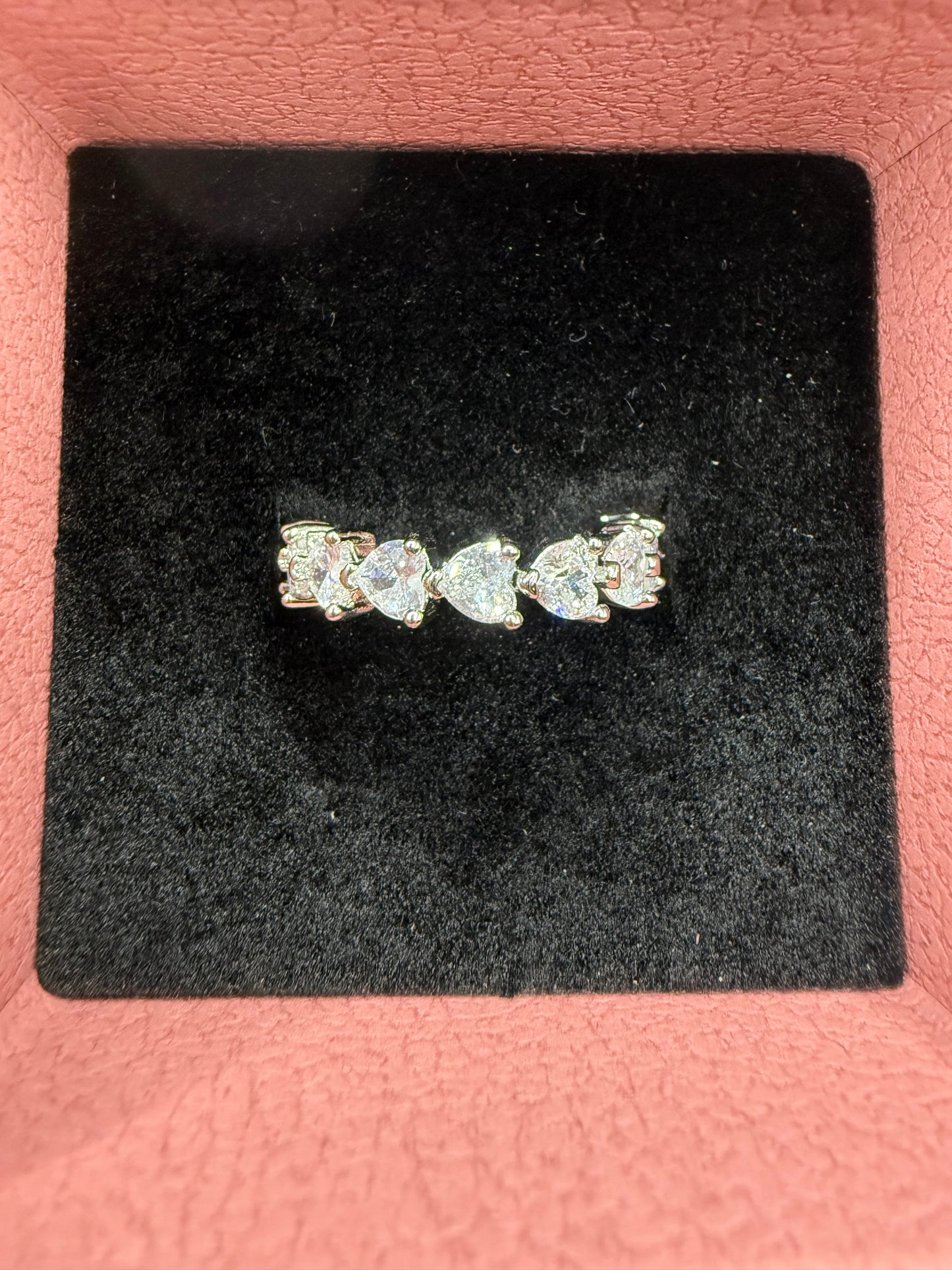 Heart Cut Eternity Ring