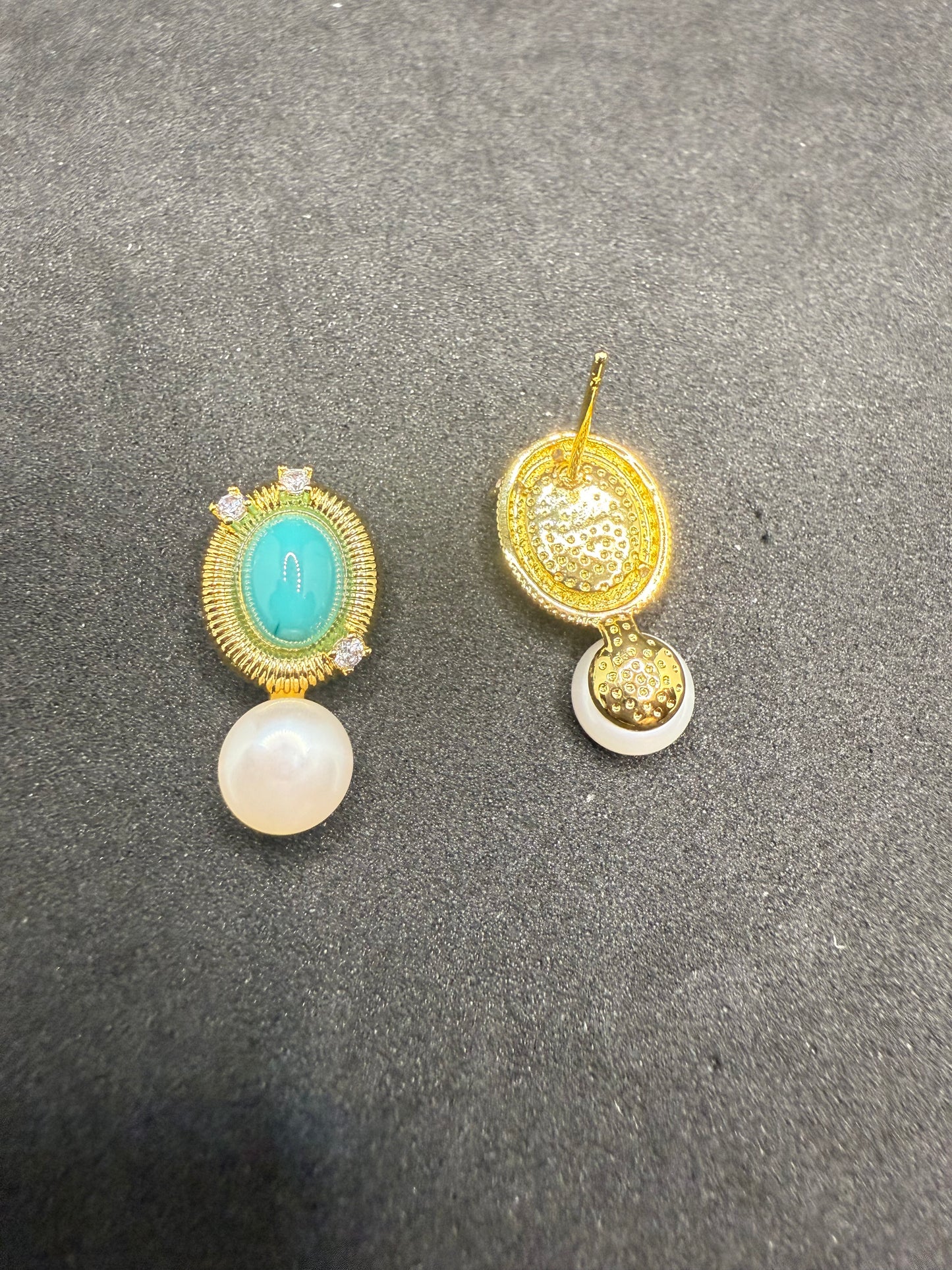 Aqua Elise Earrings
