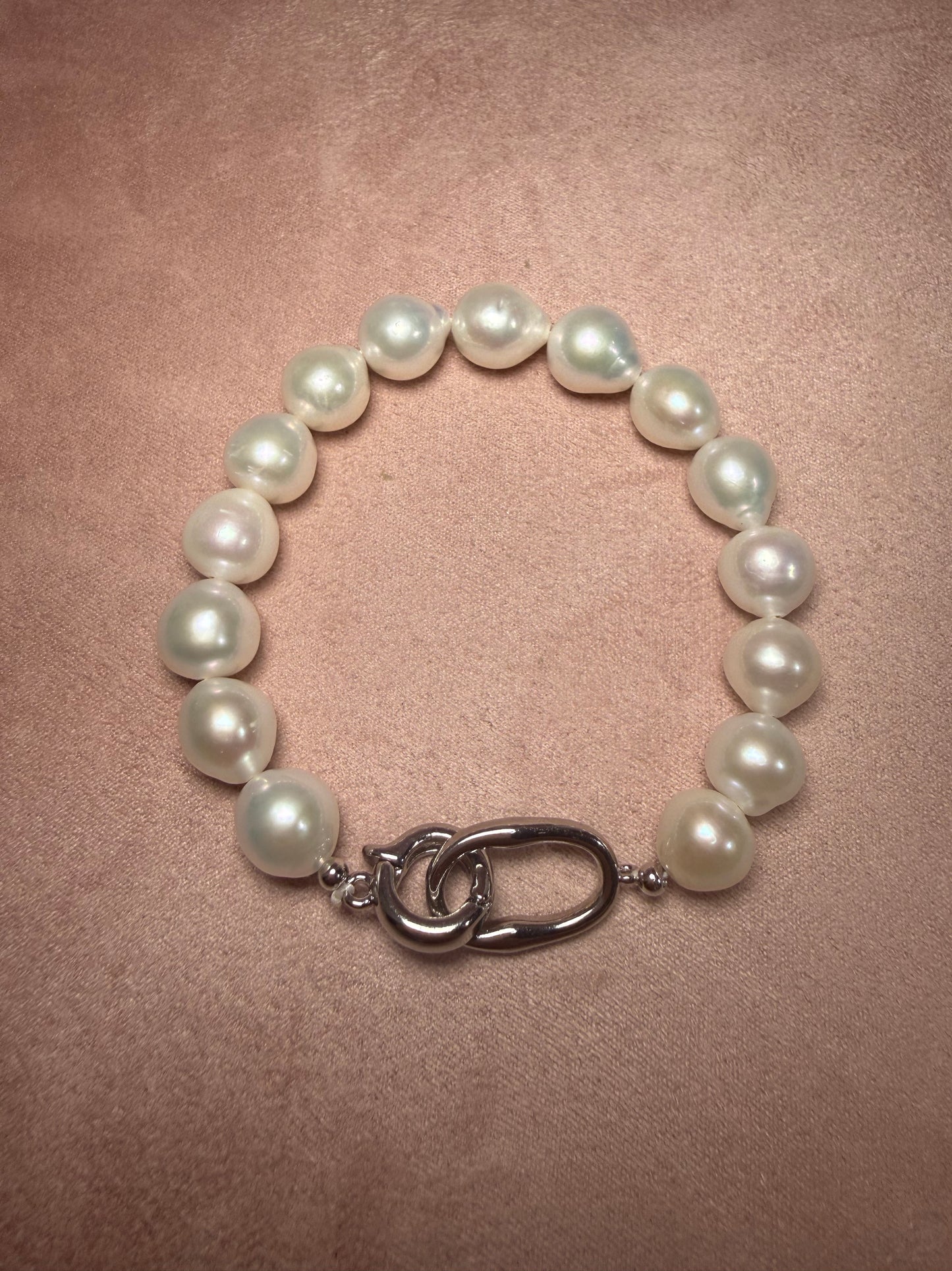 Bracelet perles baroques Orbit Link