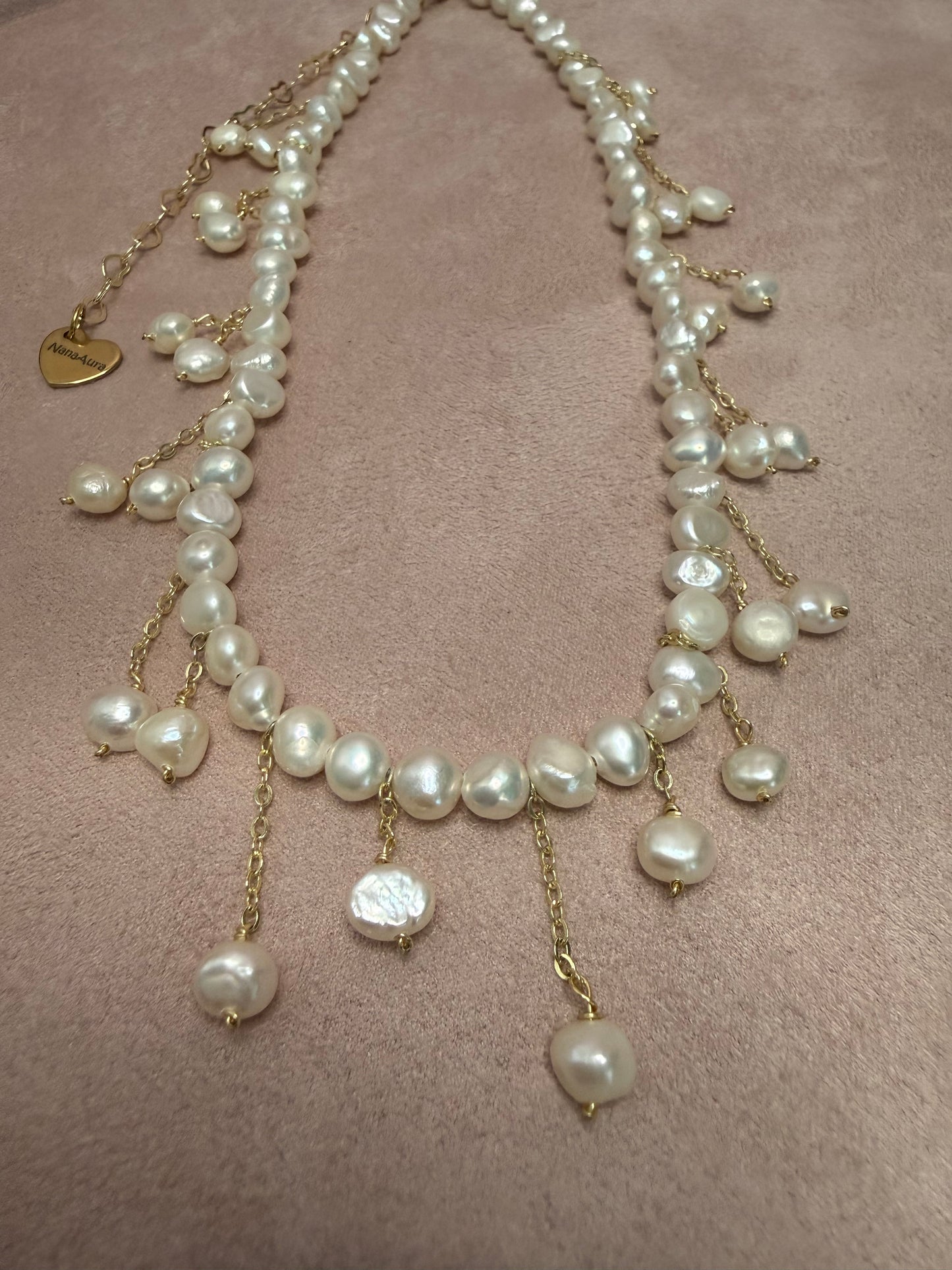 Seraphina Pearl Drop Necklace