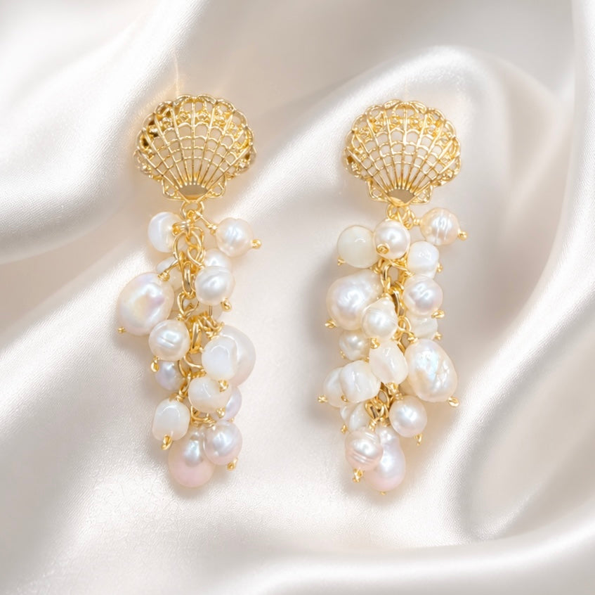 Coralia Shell Earrings