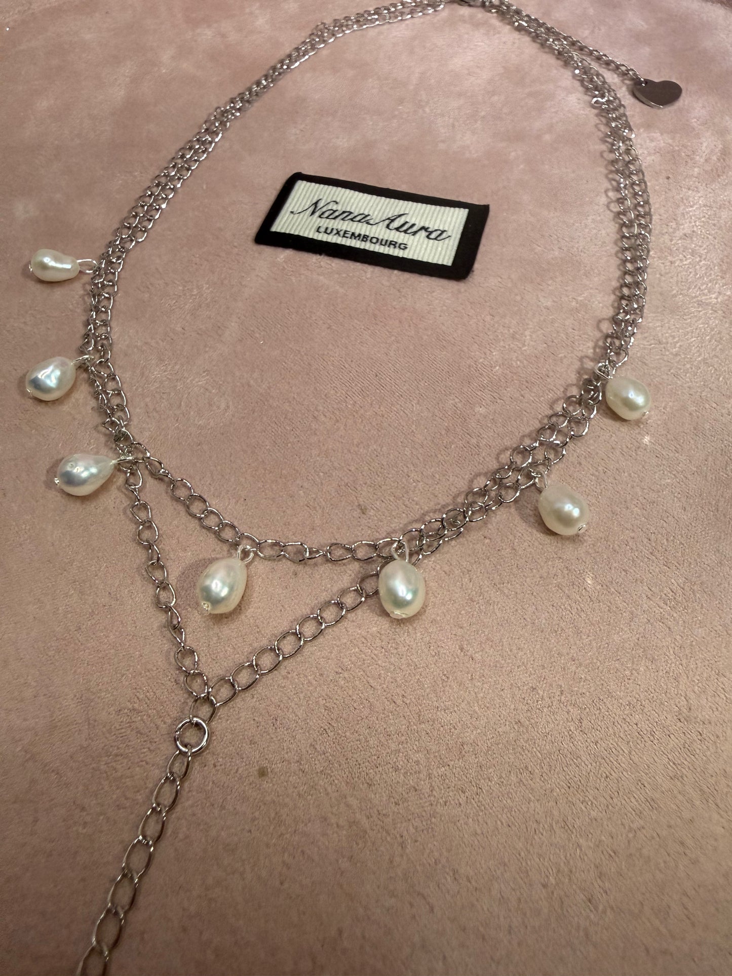 Collier ras-du-cou Maren avec perle en Y