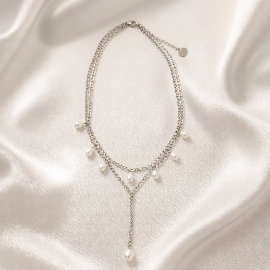 Collier ras-du-cou Maren avec perle en Y