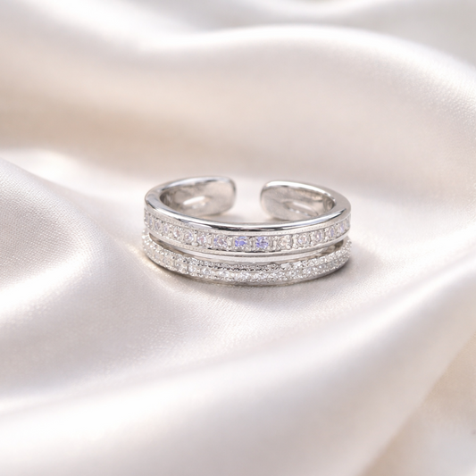 Double Band Eternity Ring