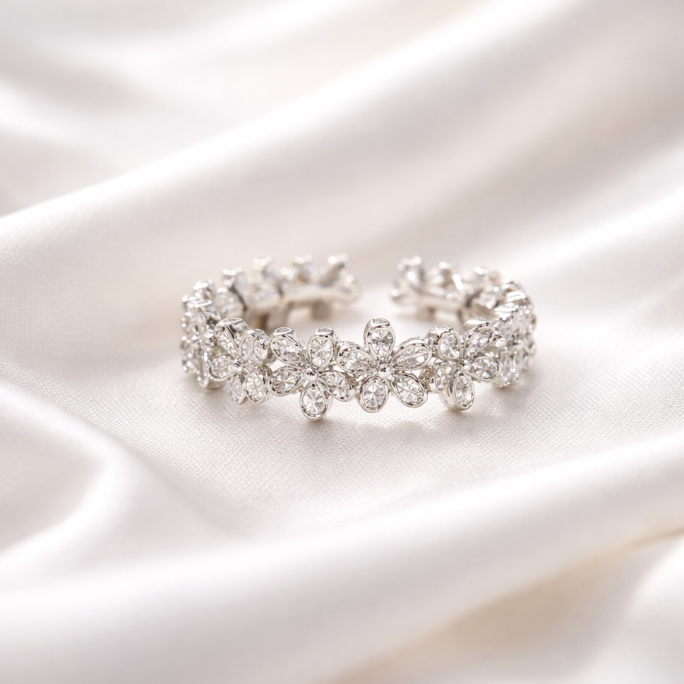 Floral Cluster Ring