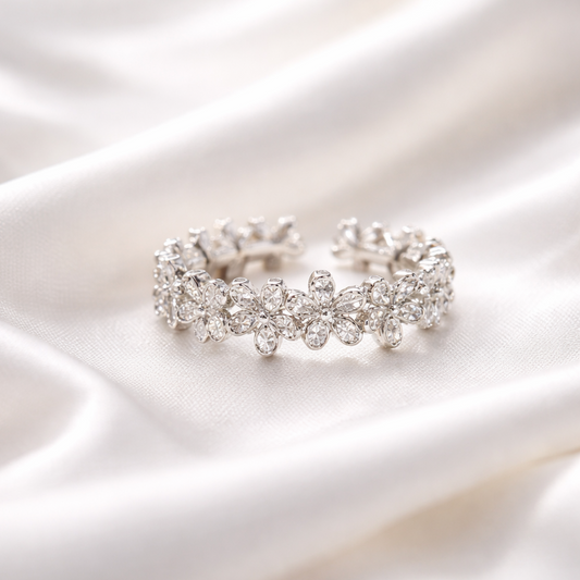Floral Cluster Ring
