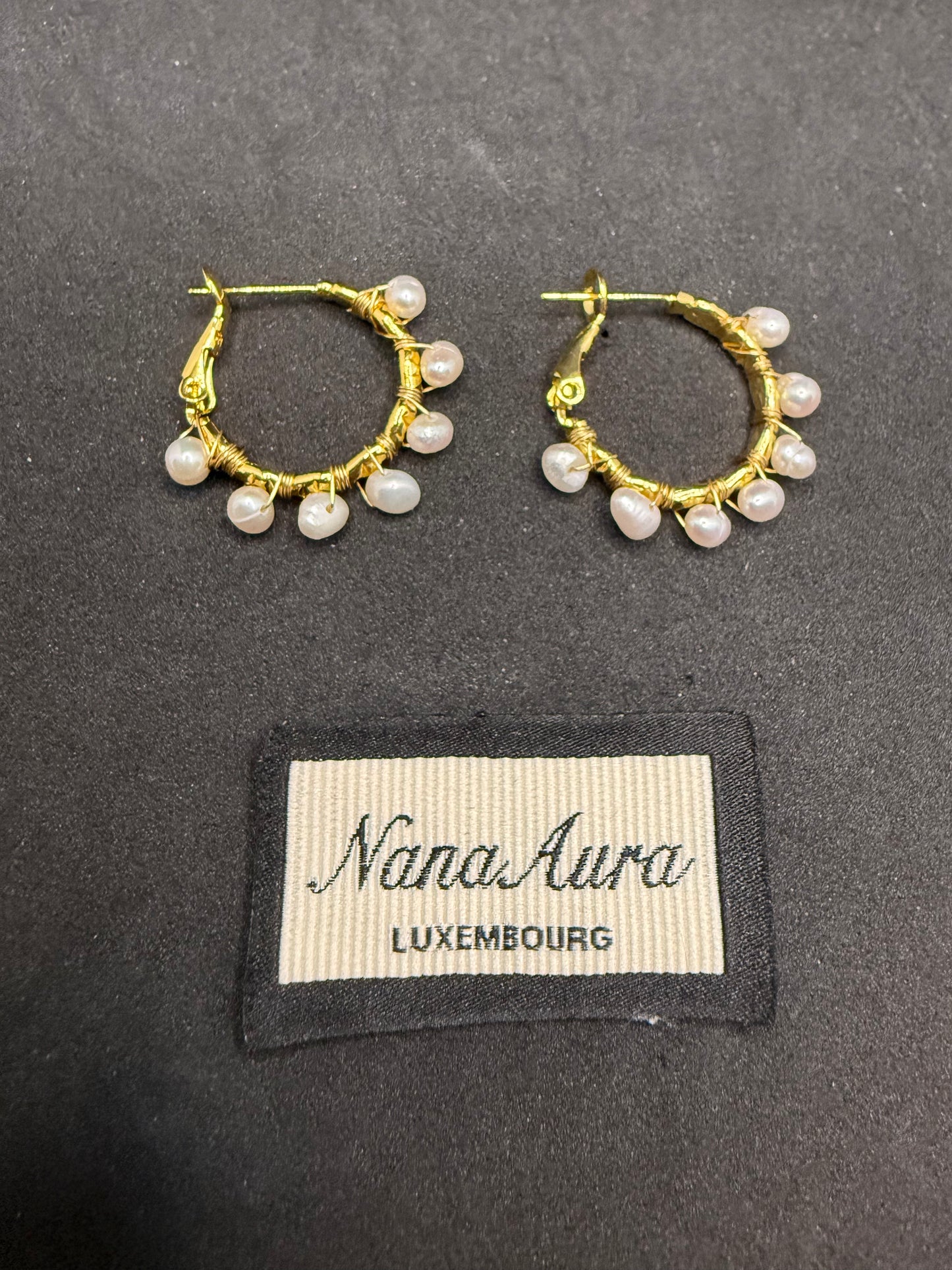 Elara Pearl Hoops