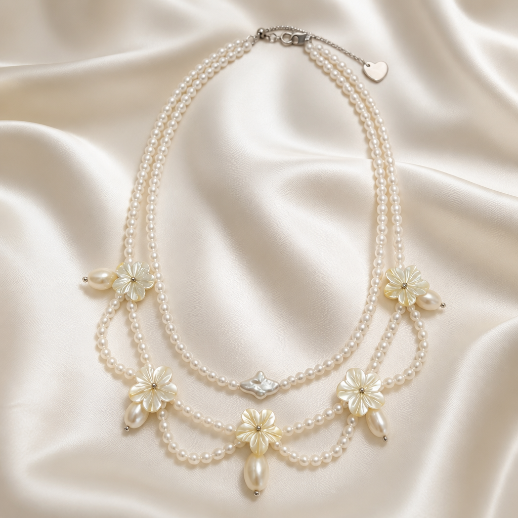 Seren Muschelblumm Kette