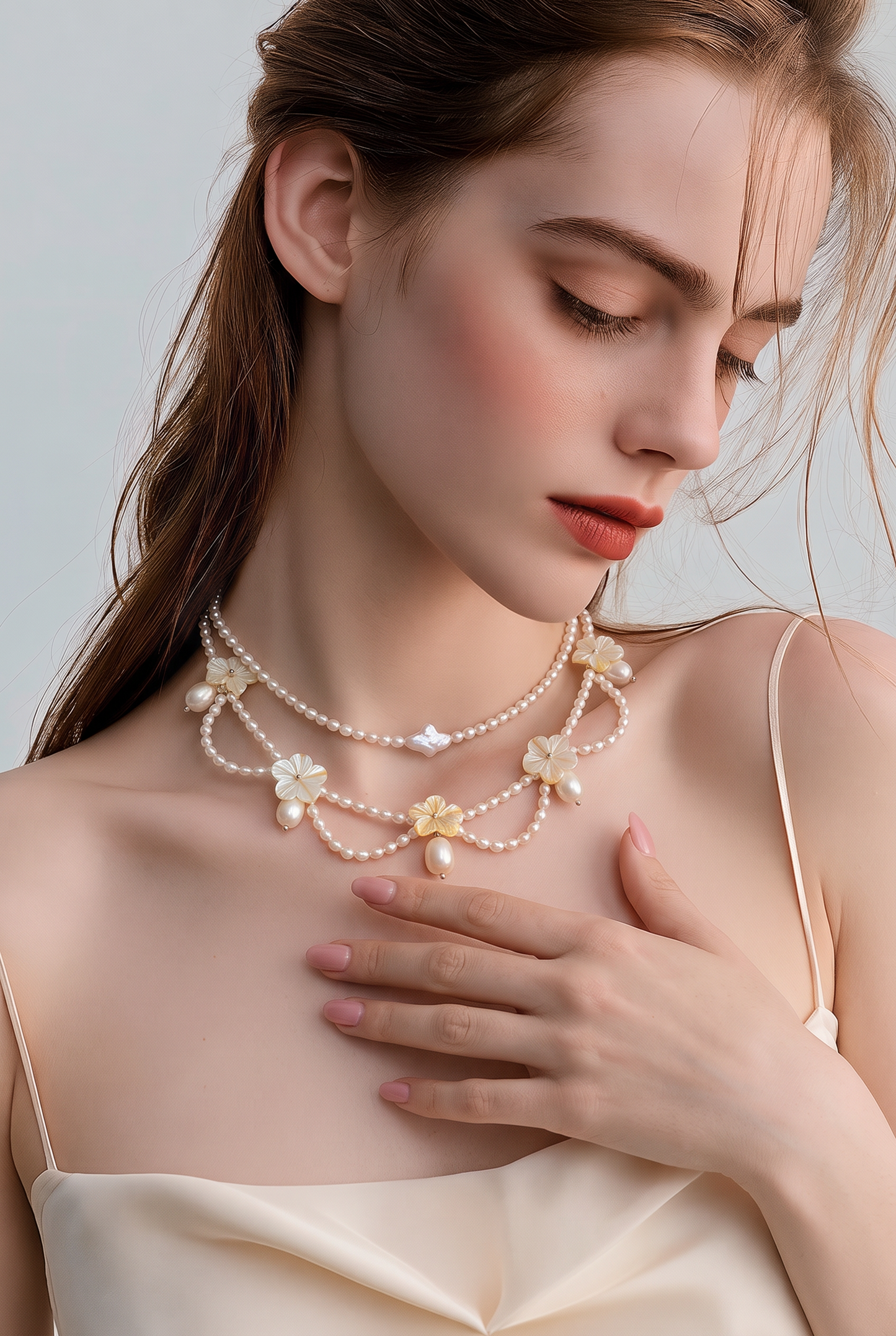 Seren Muschelblumm Kette