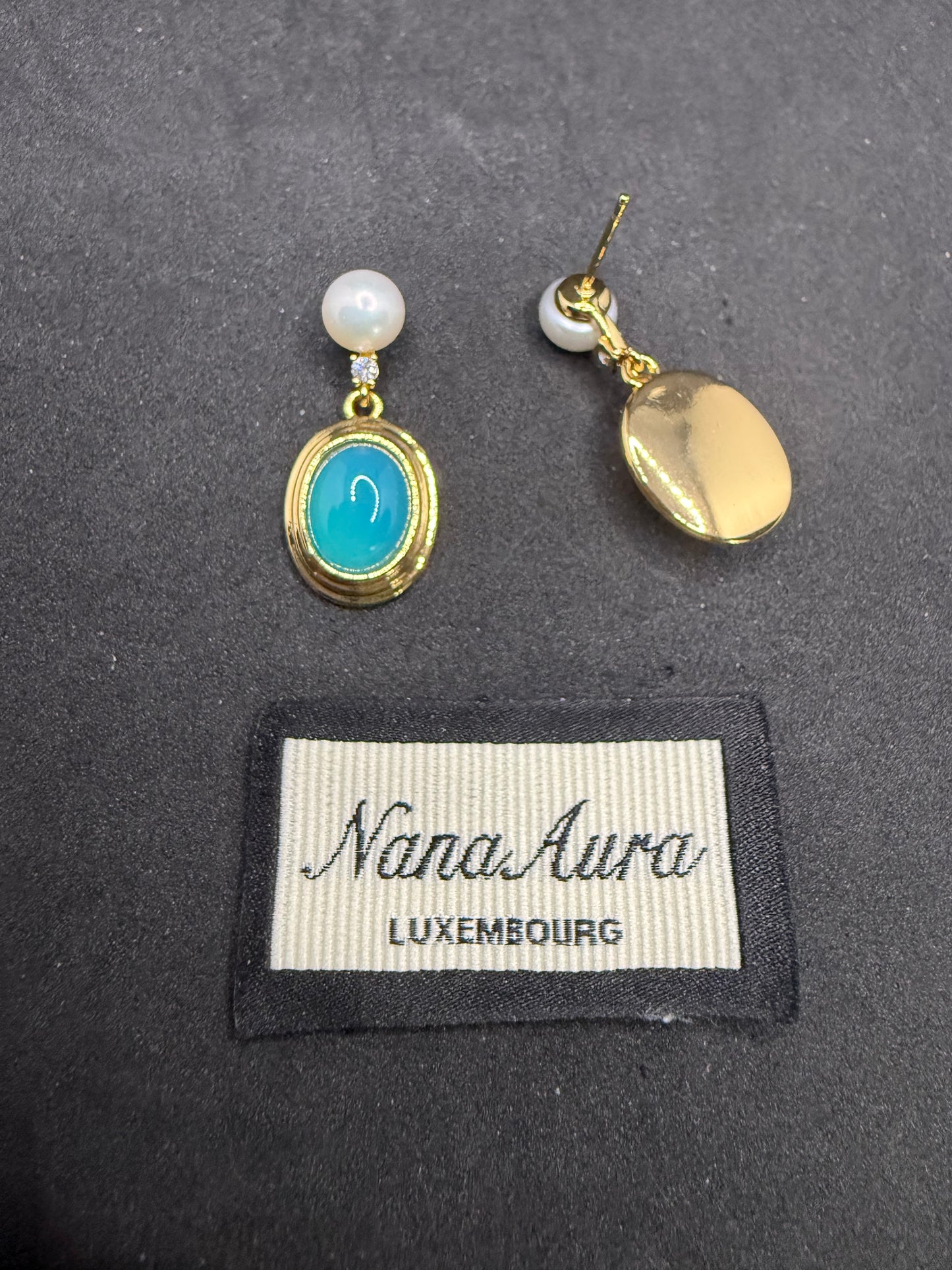 Aura Agate Earrings