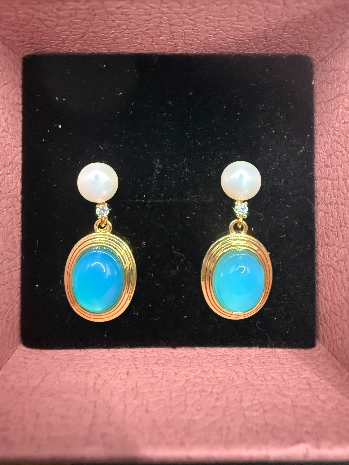 Aura Agate Earrings