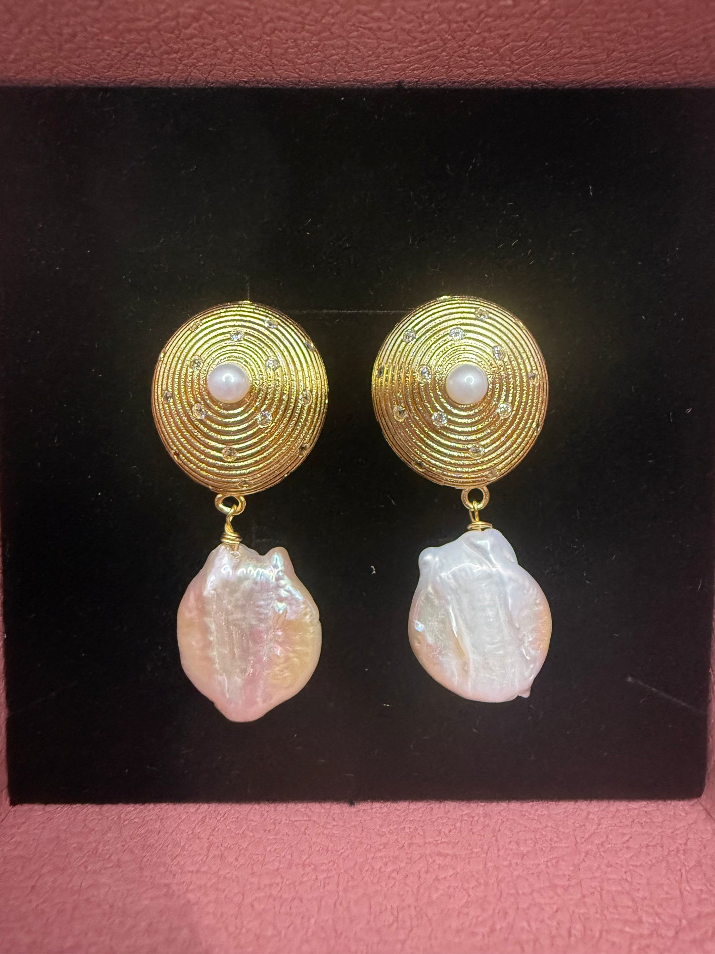 Lila Baroque Earrings