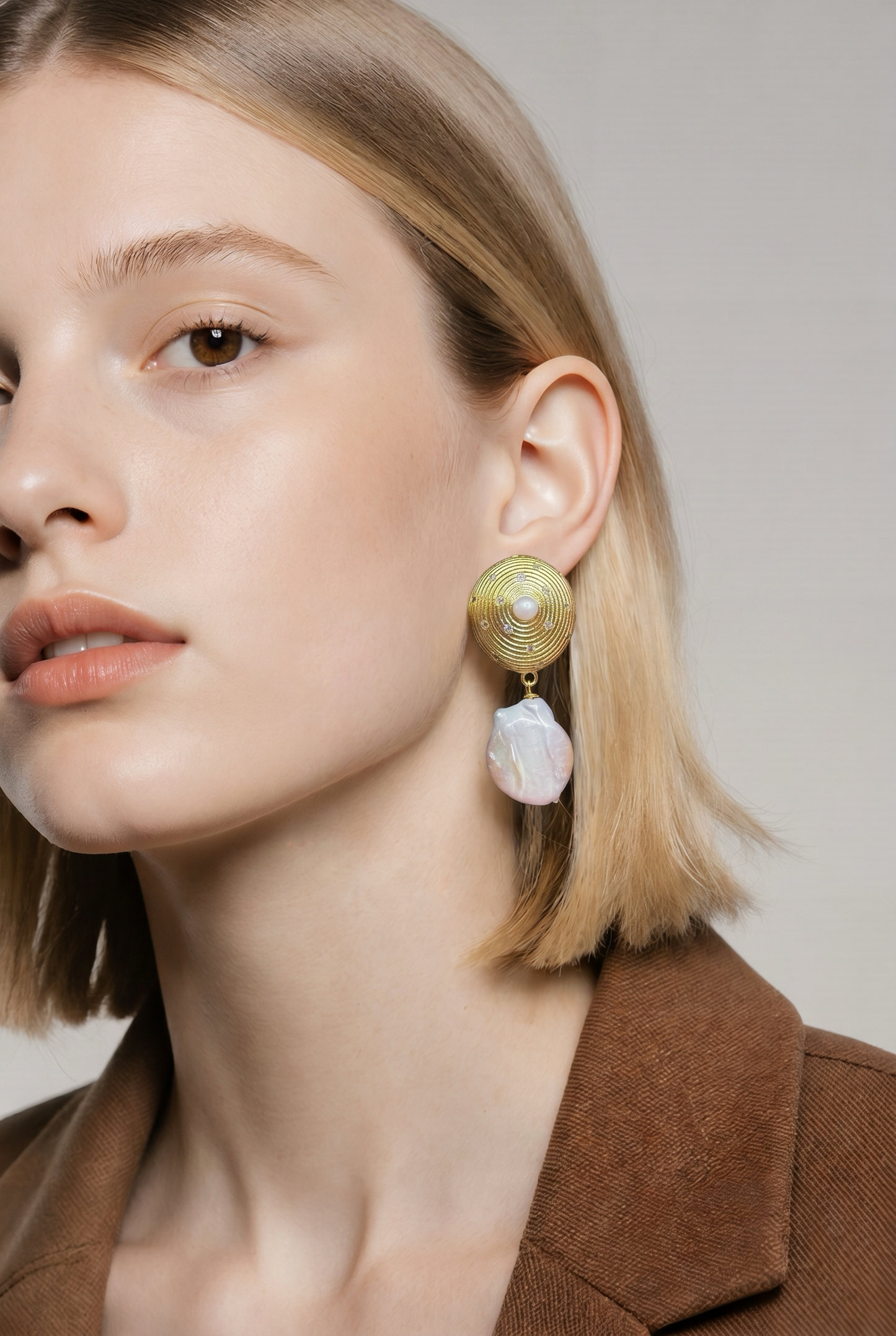 Lila Baroque Earrings