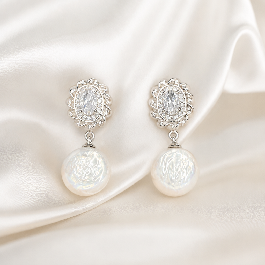 Elowen Pearl Drop Earrings