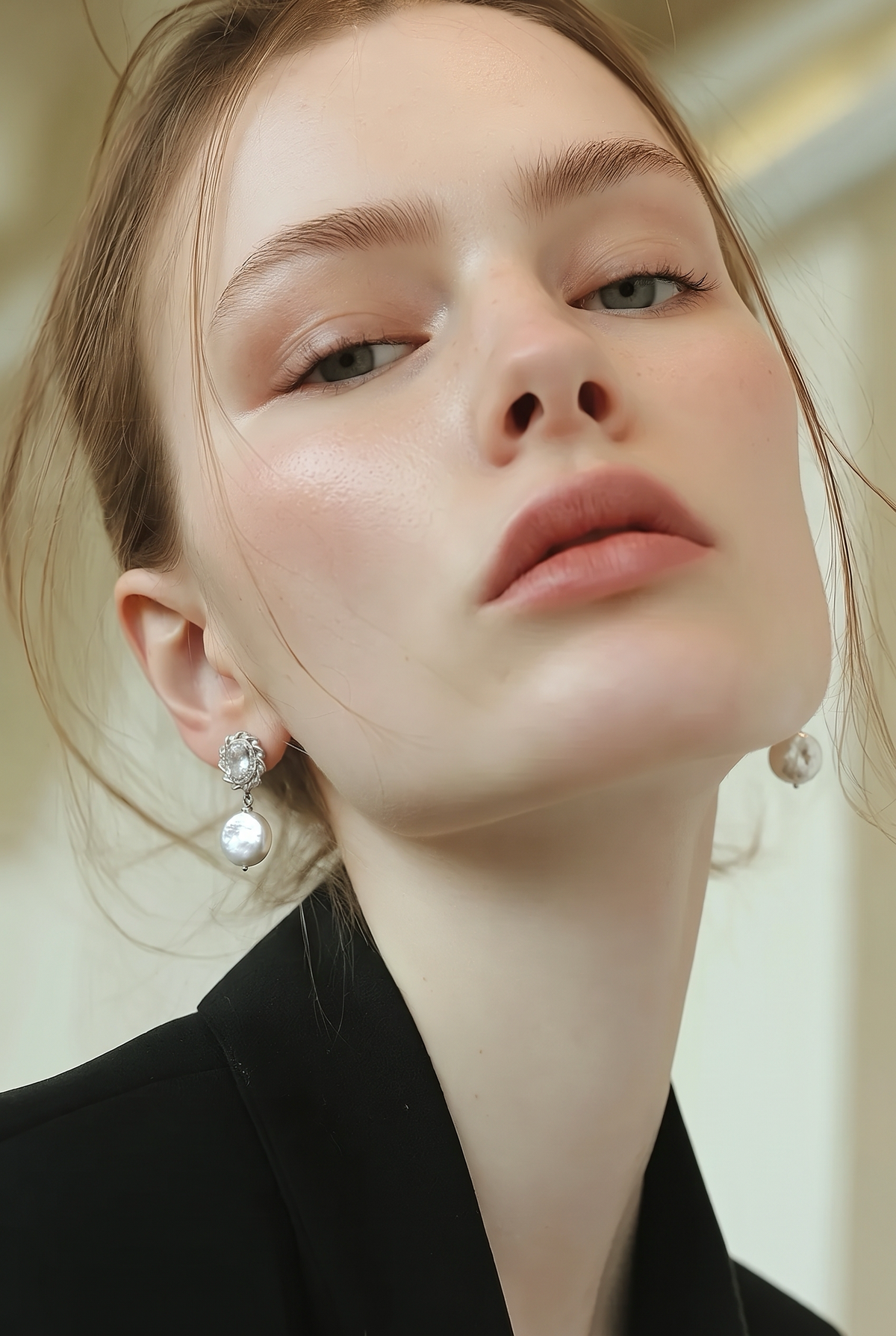 Elowen Pearl Drop Earrings