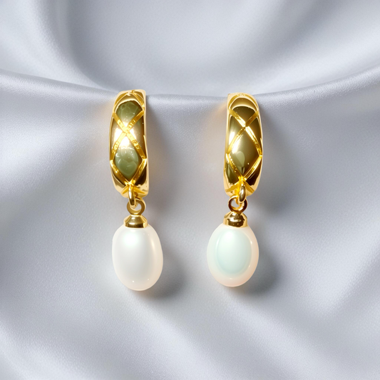 Heirloom Drop Pearls Earring
